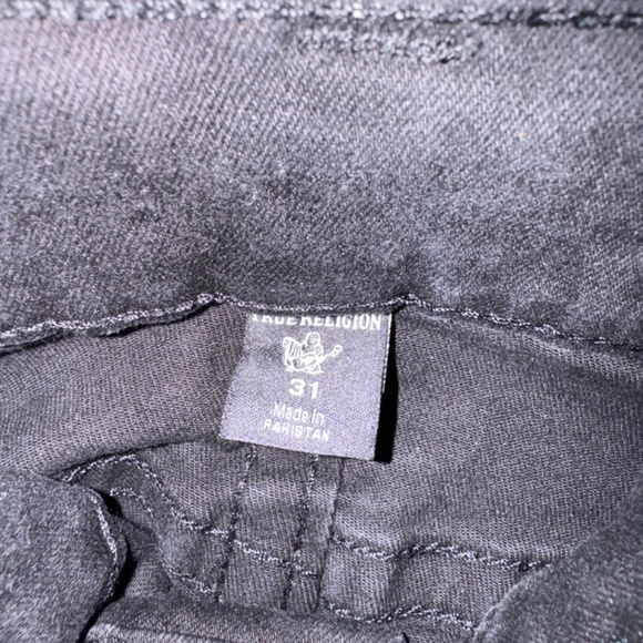 Men’s True Religion Black Straight Jeans - Picture 4 of 4